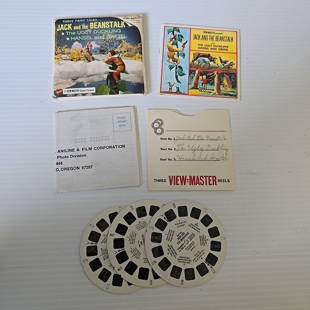 Three Fairy Tales 3D View-Master #B314 - 3 Reels and Booklet 1951